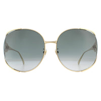 Gucci Sunglasses GG0225S 001 Gold Grey Gradient