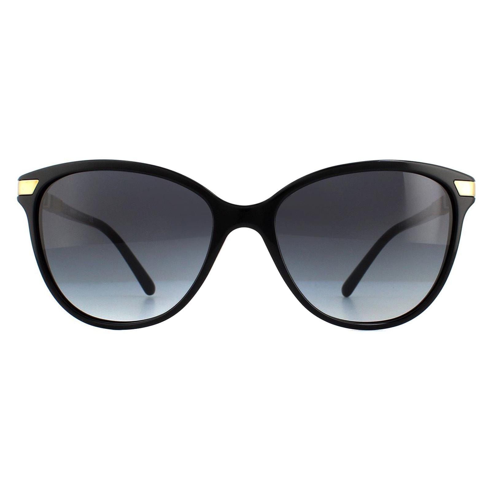 Burberry Sunglasses BE4216 30018G Black With Gold Detailing Grey Gradi Discounted Sunglasses