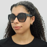 Prada Sunglasses PR 16RS 1AB0A7 Black Grey Gradient