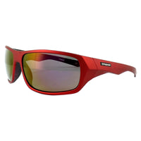 Polaroid Sport Sunglasses P7417 0A4/JB Red & Black Yellow Red Polarized