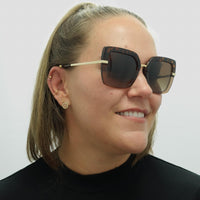 Dolce & Gabbana Sunglasses DG4373 325613 Top Havana on Transparent Brown Brown Gradient