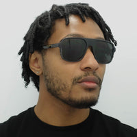 Dolce & Gabbana Sunglasses DG6134 325787 Transparent Grey and Black Dark Grey