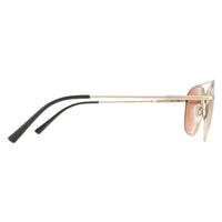Serengeti Sunglasses Carroll SS542004 Matte Light Gold Polarized Drivers Brown