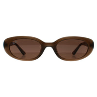 Ray-Ban Sunglasses RB4441D Bio Based 677973 Matte Opal Brown Dark Brown