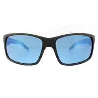 Arnette Sunglasses Fastball 4202 226855 Fuzzy Black Blue Mirror