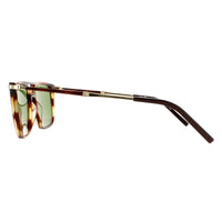 Salvatore Ferragamo Sunglasses SF966S 216 Striped Brown Solid Green