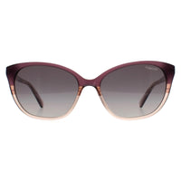 Banana Republic Sunglasses BR 2001/S 2OW WJ Violet Shaded Grey Gradient Polarized