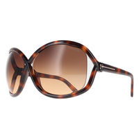 Tom Ford Sunglasses Bettina FT1068 52F Dark Tortoise Brown Gradient