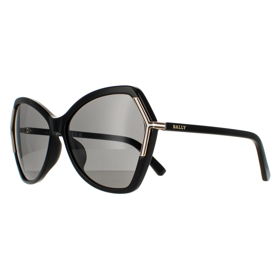 Bally Sunglasses BY0036-H 01A Black Grey