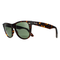 Ray-Ban Sunglasses Wayfarer 2140 902 Tortoise Green G-15 Large 54mm