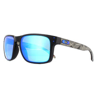 Oakley Sunglasses Holbrook OO9102-H0 Matte Black Prizmatic Prizm Sapphire Polarized