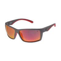 Caterpillar Sunglasses CTS-8031 108P Matte Grey Red Red Mirror Polarized