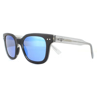 Maui Jim Sunglasses Shore Break B822-02MG Black with Grey Blue Hawaii Polarized