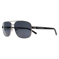 BMW Sunglasses BS0039 15D Matte Light Ruthenium Smoke Polarized