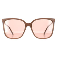 Jimmy Choo Sunglasses SCILLA/S FWM 2S Nude Pink Flash Silver Mirror