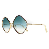 Chloe Sunglasses CE159S Poppy 863 Havana and Gold Blue Gradient