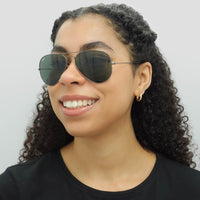 Ray-Ban Sunglasses Aviator 3025 W0879 Gunmetal Green