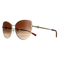 Michael Kors Sunglasses MK1062 101413 Light Gold Brown Smoke Gradient
