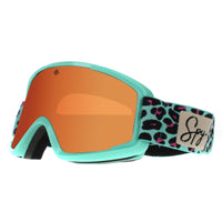 Spy Ski Goggles Crusher Elite Jr 3100000000189 Gloss Teal Leopard Low Light Persimmon