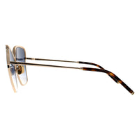 Mulberry Sunglasses SML040 0300 Shiny Rose Gold Blue Pink Gradient