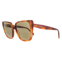 Celine Sunglasses CL40047I 53E Light Havana Brown