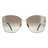 Mulberry Sunglasses SML040 0594 Light Gold Brown Gradient