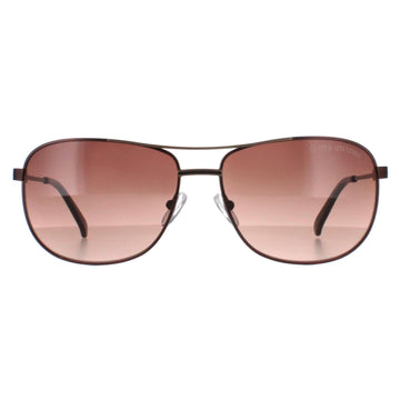 Duck and Cover DCS017 Sunglasses Black Brown Gradient