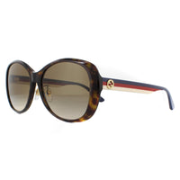 Gucci Sunglasses GG0849SK 003 Dark Havana Brown Gradient