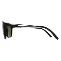 Serengeti Sunglasses Udine 7756 Shiny Black Polarized 555nm Green Photochromic
