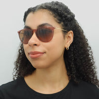 Ray-Ban Sunglasses RB4171 Erika 659013 Transparent Light Brown Brown Gradient