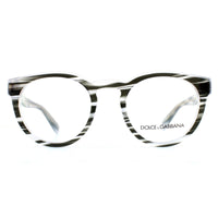 Dolce and Gabbana Glasses Frames 3251 3050 Striped Black Men 47mm