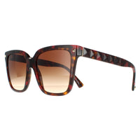 Valentino Sunglasses VA4098 518913 Red Havana Brown Gradient