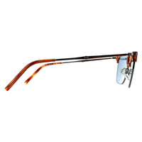 Salvatore Ferragamo Sunglasses SF227S 086 Dark Ruthenium Striped Brown