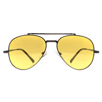 Montana Sunglasses MP185 G Shiny Gunmetal Yellow Polarized