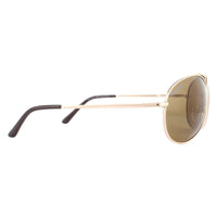 SunOptic Sunglasses SP100 C Gold Flex Brown Polarized