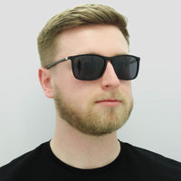 Hugo Boss Sunglasses BOSS 0665/S/IT 807 M9 Black Grey Polarized