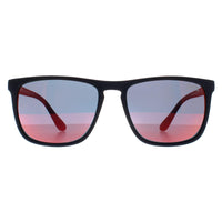 Superdry Sunglasses Shockwave 189 Rubberised Blue Red Mirror