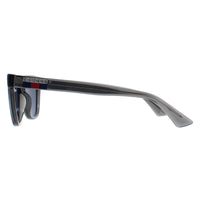 Gucci Sunglasses GG1116S 003 Shiny Transparent Grey Blue