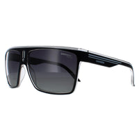 Carrera Sunglasses 22 P56/WJ Black White Grey Gradient Polarized