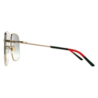 Gucci Sunglasses GG0394S 001 Black and Gold Grey Gradient