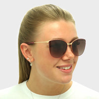 Ted Baker Sunglasses TB1526 Hope 205 Matte Gold Burgundy Red