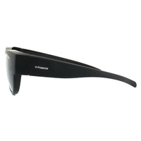 Polaroid Suncovers Fit Over Glasses Sunglasses 9004/S DL5 Y2 Matte Black Grey Polarized
