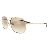 Police Sunglasses S8952 Rival 1 648X Polished Gold Brown Gradient