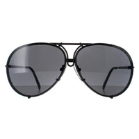 Porsche Design Sunglasses P8478 D Matte Black Dark Green & Spare Brown