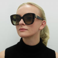 Gucci Sunglasses GG0327S 002 Havana Brown Gradient
