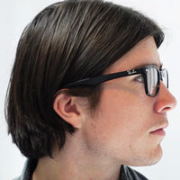 Ray-Ban Glasses Frames 5228 5014 Top Black On Texture White 53mm