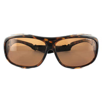 Polaroid Suncovers Fitover Sunglasses 08535 0BM HE Havana Copper Polarized