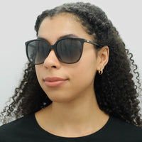 Michael Kors Sunglasses Anaheim MK2137U 30058G Black Dark Grey Gradient