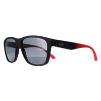 Armani Exchange Sunglasses AX4135S 807881 Matte Black Grey Polarized