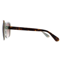 Kate Spade Sunglasses Wilhemina/S 8XS LA Havana Brown Gradient Polarized